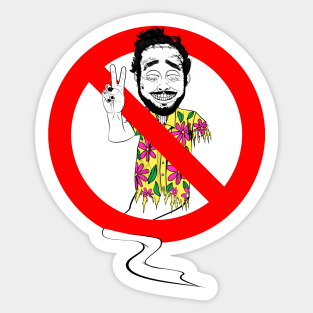 Ghost Malone! Sticker